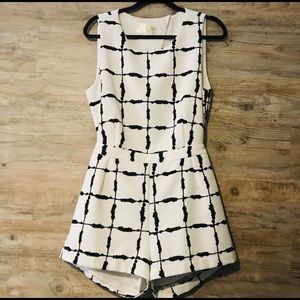Black & White Romper